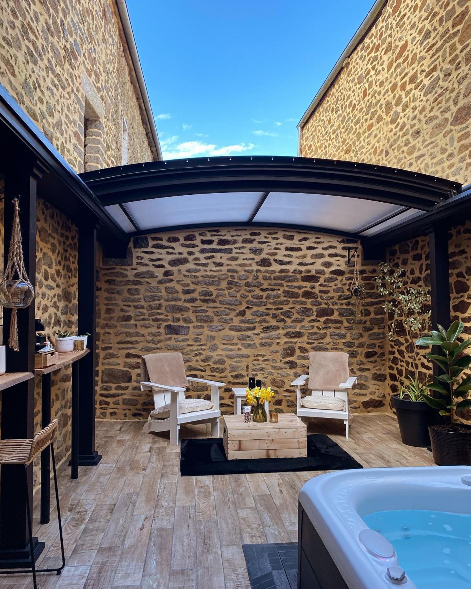 Villa Lily Spa, Chambre D'Hotes Avec Spa Privatif La Vicomté-sur-Rance Exterior foto